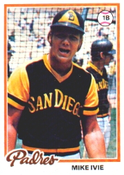 1978 Topps Baseball Cards      445     Mike Ivie